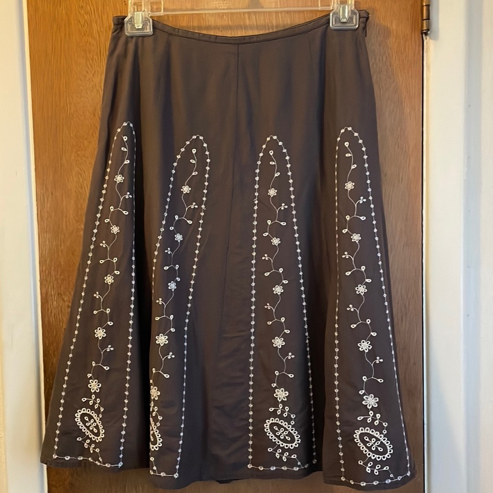 I.E. Woman’s Retro Skirt Sz 10 Embroidery 🧵